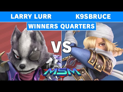 MSM 232 - Larry Lurr (Wolf) Vs TG | K9sbruce (Sheik) Winners Quarters - Smash Ultimate