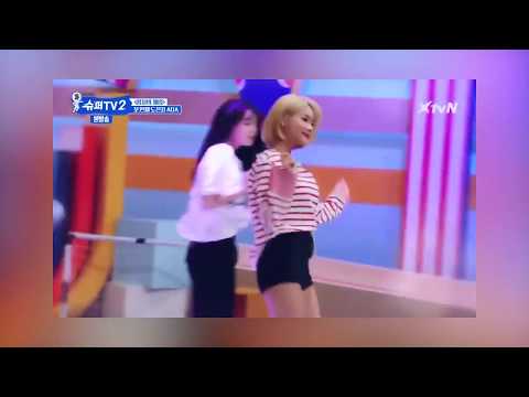 AOA Danced Bingle Bangle on Super Junior Show - Super TV Season 2
