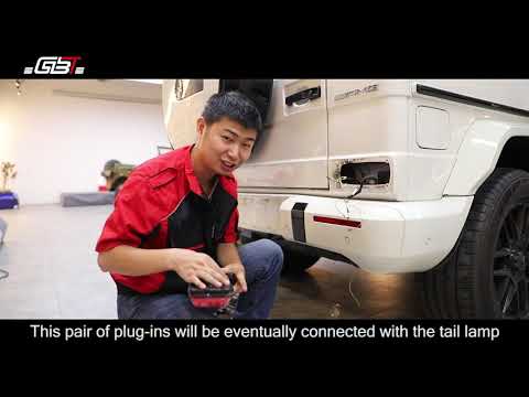 GBT Headlight and Taillight  Installation Video For Mercedes Benz G