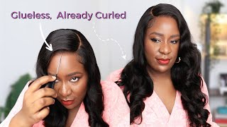Bombshell Curly Wig | Pre-cut, Pre-curled, Pre-bleached Body Wave Wig from Luvme Hair
