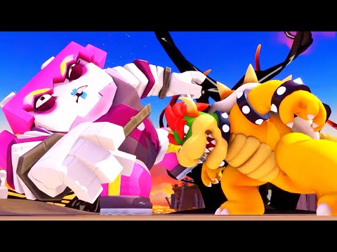 Mario + Rabbids Sparks of Hope - Mario Saves Bowser + Bedrock Boss Fight