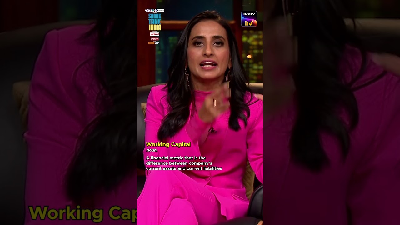 Working capital में Vineeta का game हैं काफ़ी strong#shorts #VineetaSingh #WorkingCapital #SharkTank