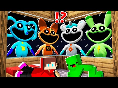 EPIC Minecraft Maizen: JJ and Mikey vs Smiling Critters