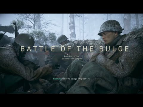 Battle Of The Bulge | Ardennes Forest, Belgium | December 25, 1944 | (Gameplay) #ww2 #callofdutyww2 