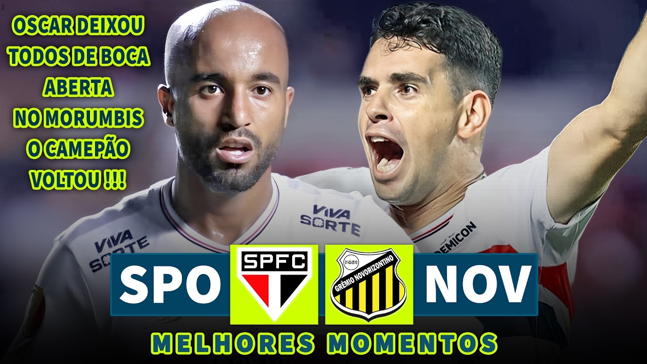 TRICOLOR SOFREU NO MORUMBIS | São Paulo x Novorizontino | Melhores Momentos | Paulistão | 03/03/2025