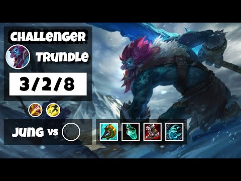 Trundle vs Xin Zhao KOREAN Challenger JUNGLE (3/2/8) - v11.17
