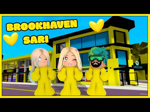 PAINTING BROOKHAVEN WITH KÜBRA NİSA 💛 ROBLOX RP