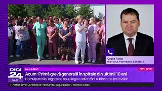 Veniturile angajaților din Sănătate nu vor scădea, dă asigurări Cseke Attila