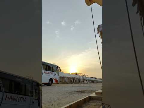 Sunrise in Thar Desert #sunrise #thardesert #samsanddunes #jaisalmer #traveldestinations #reels