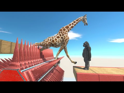 Run and Escape from Spike Traps - Animal Revolt Battle Simulator