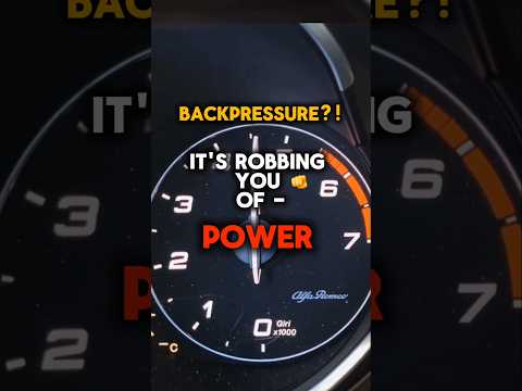 Backpressure is KILLING your engine - #automobile #exhaust #racing
