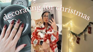 VLOGMAS ✨ decorating for christmas, running errands, shopping hauls