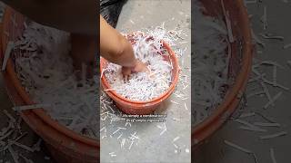 3 Ingredient Paper Clay in 1 Minute #paperclay #papermache #artsupplies