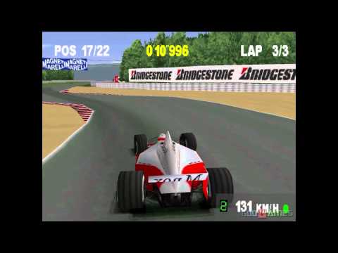 Monaco Grand Prix  Racing Simulation 2 - Gameplay PSX (PS One) HD 720P (Playstation classics)