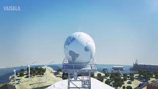 WEA Vaisala Weather Radar 3D Animation HBC