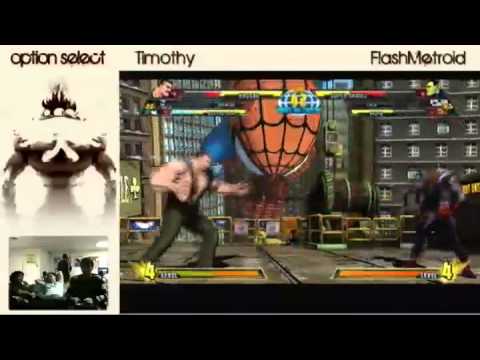 2-14-2011 Timothy (Spencer/Haggar/Doom) vs FlashMetroid (Akuma/Skrull/Thor) 2 - MvC3