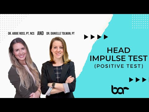 Positive Head Impulse Test (bilaterally)