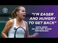 Sofia Kenin: First Round Press Conference