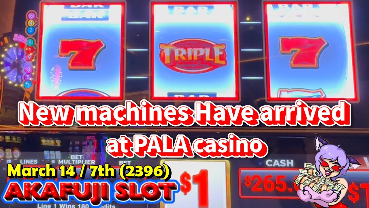 New machines Have arrived at PALA casino "Gold Nudge Slots"