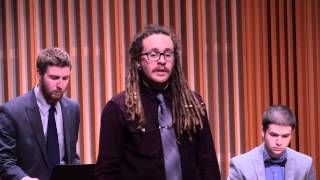 Brightest by Copeland, arranged for two voices and percussion ensemble