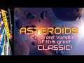 Asteroids Atari Nintendo DOS And Arcade Versions Classic Retro Video Games Atari Arcade