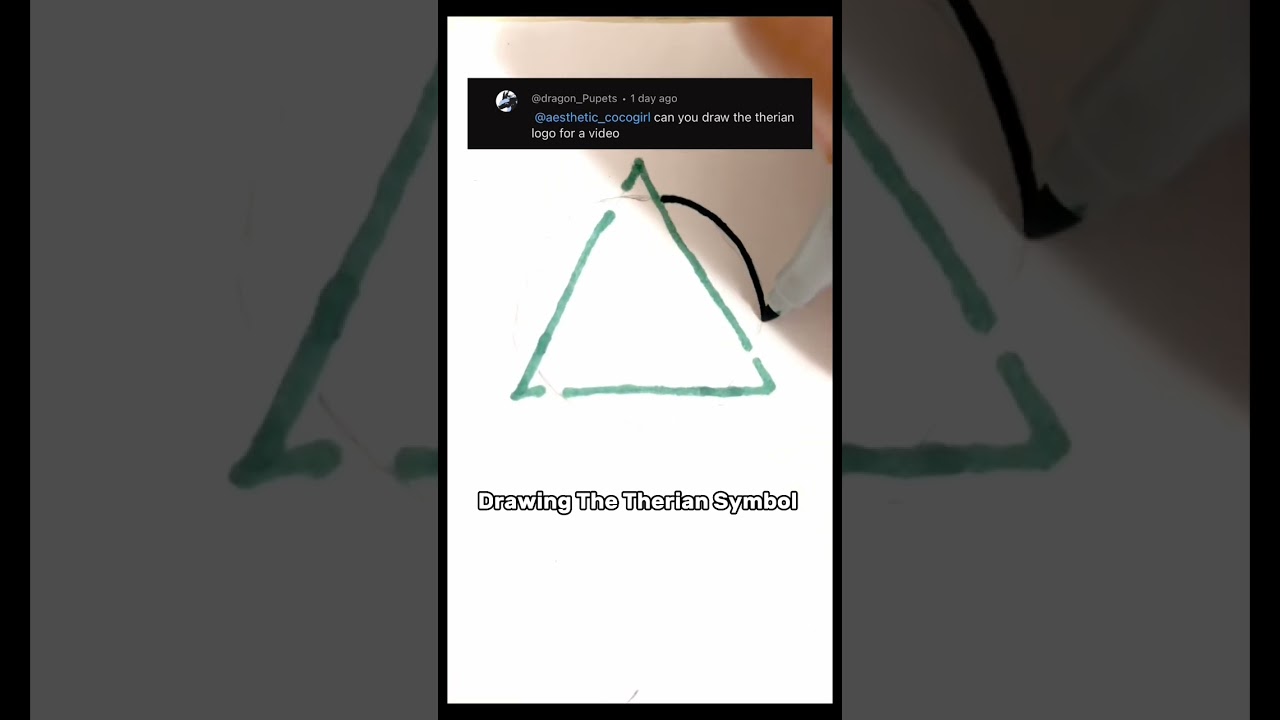 the therian symbol for  @dragon_Pupets