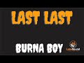 BURNA BOY - LAST LAST KARAOKE