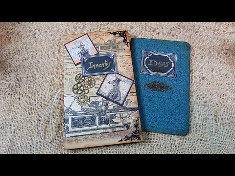 Ideas para el día del padre: Carpeta para fotos y apuntes estilo Steampunk