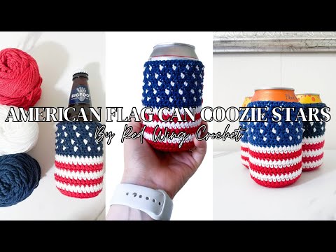 Stars for "American Flag Coozie"