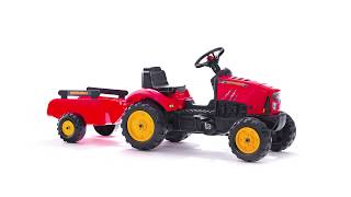 Minamas traktorius su priekaba - vaikams nuo 2 iki 5 metų | Supercharger | Falk