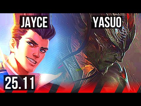 JAYCE vs YASUO (TOP) | KR Challenger | 25.11