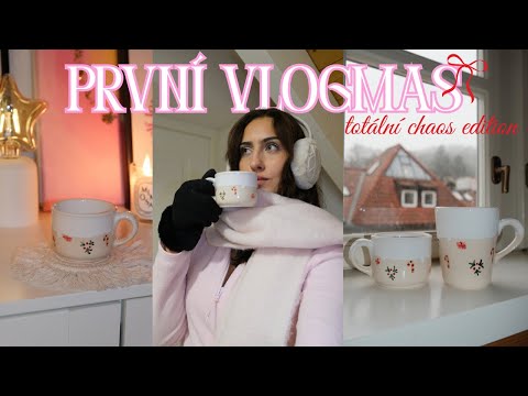 CHAOTIC (BUT COZY) VLOGMAS 🎄| barre pilates, reset bytu, kavárna, práce a focení vánoční kolekce ❄️