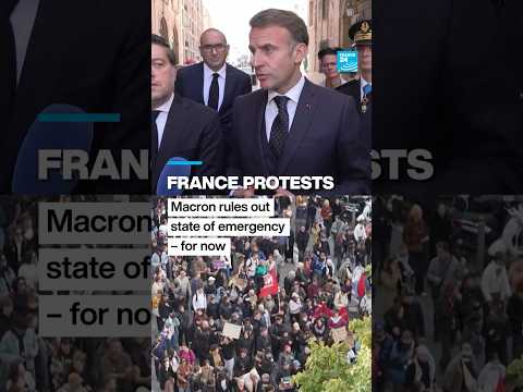 France protests: Macron rules out state of emergency – for now