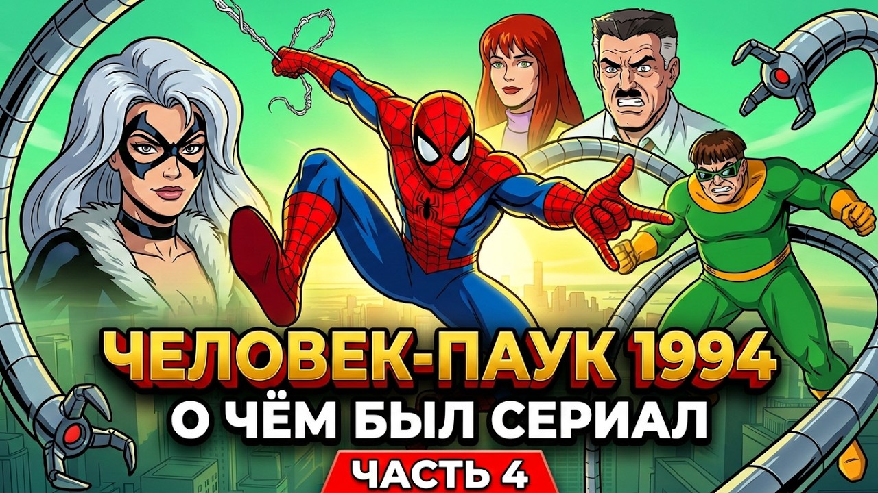 ЧЕЛОВЕК-ПАУК 1994 (О чём был сериал / ЧАСТЬ 4) | ОБЗОР