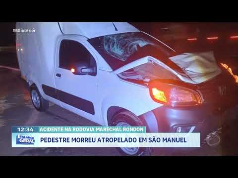 Acidente na rodovia Marechal Rondon: pedestre morreu atropelado em São Manuel