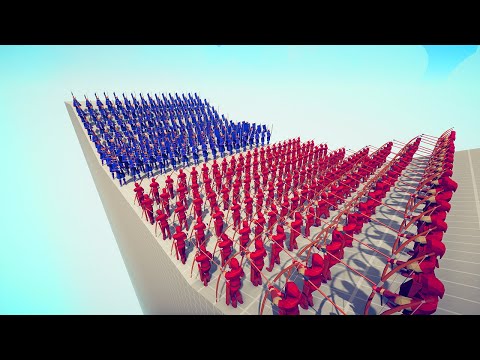 100x RANGED vs 100x SAMURAI 2 | TABS - Totally Accurate Battle Simulator