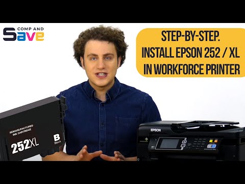 How To Install Epson 252 Printer Ink Cartridges XL 11-Pack