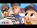 Policeman Keeps Everyone Safe | Little Angel Kids Songs & Nursery Rhymes
