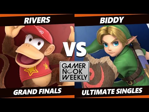 GNW 14 GRAND FINALS - Rivers (Diddy Kong) Vs. Biddy (Young Link) Smash Ultimate - SSBU