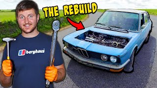 REBUILDING THE 1979 BMW ENGINE AFTER SITTING FOR 30 YEARS! | PART 1