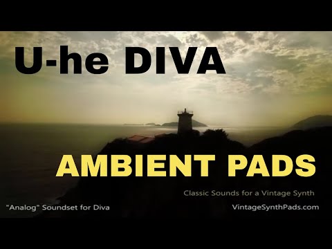 Analog soundset for U-he DIVA - Vintage Ambient Presets For U-he Diva - Best Synth Presets