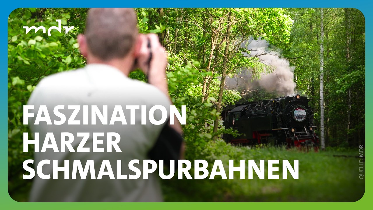 Außergewöhnliches Hobby: Dampflok-Fan fotografiert Züge der HSB | MDR um 4