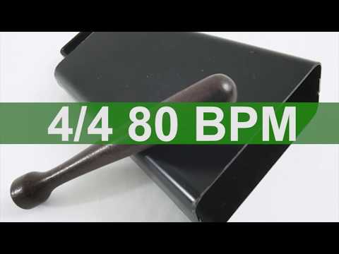 🔴 80 BPM Campana y Clave Metronome