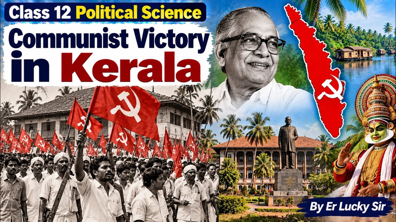 Communist Victory in Kerala 1957 - Chapter 2 Era of one party dominance Class 12 Political Science