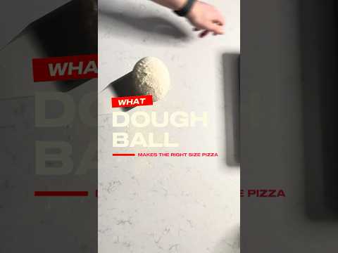 The Right Dough Weight = Perfect Pizza!