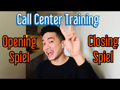 Call Center Training | Opening And Closing Spiel