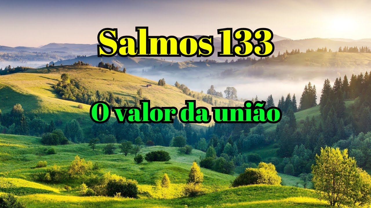 Explicação do salmo 133: O valor da união entre os irmãos.