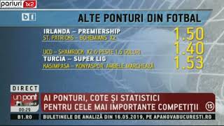 ALTE PONTURI: Vineri pariem pe fotbal »» 11 variante!