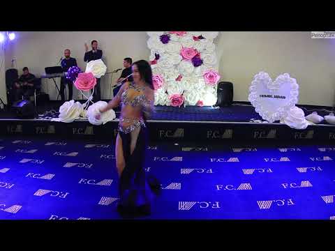 Valeriia Alenkovych - improvisation with the live band Ornina.arabic dance-Nassam Alayna El Hawwa