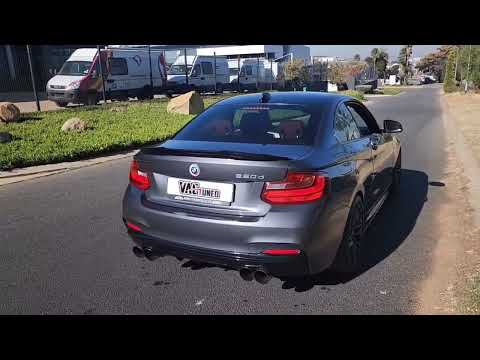 BMW 220D Downpipe x Res delete Exhaust Sound
